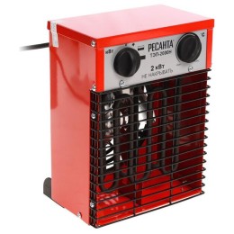 Тепловые пушки Ресанта ТЭП-2000Н 67/1/17 Тепловая электрическая пушка { 2000/1000 Вт, 220/230 В, 3.2 кг }